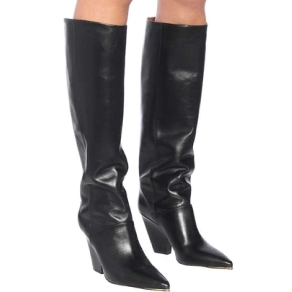 Tory Burch Lila Pointed Toe Knee Boots